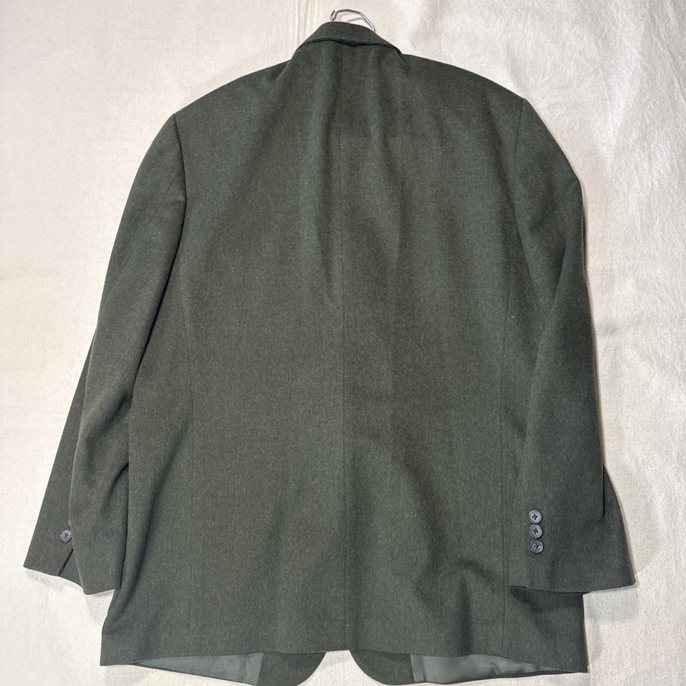 Eddie Bauer Men's Dark Green Wool Blazer - Picture 15 of 16